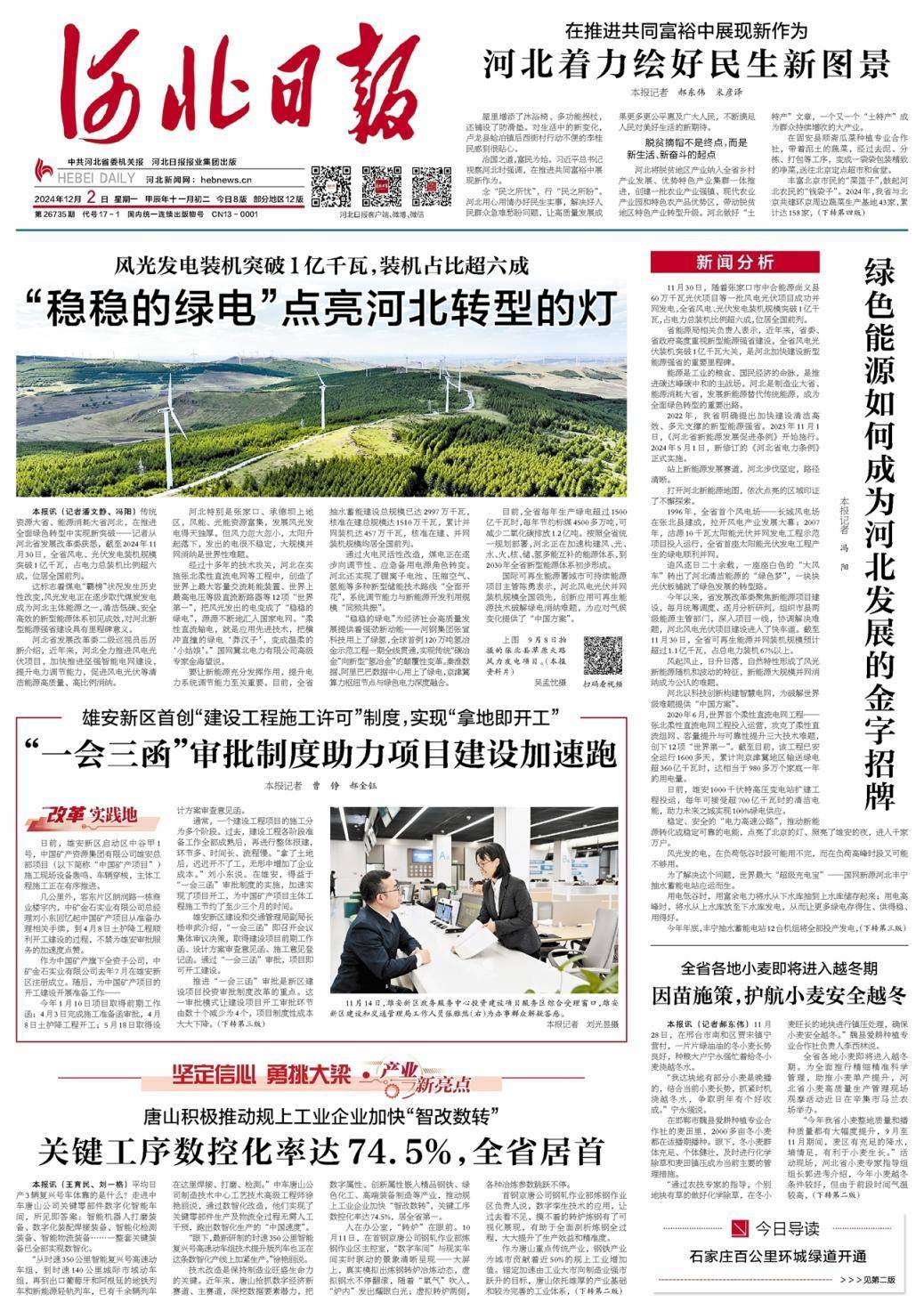 昨夜今晨，京津冀发生这些大事（2024年12月2日）